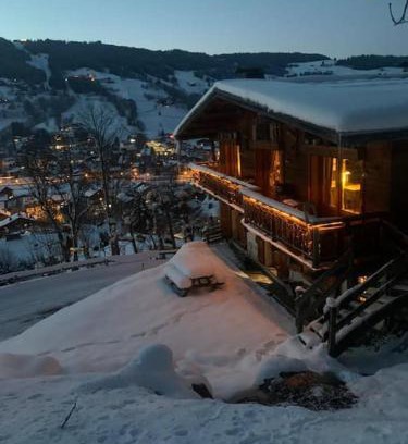 Megeve Ski Chalet | SOMPTUEUX CHALET BARON MEGEVE VUE.Jaccuzi.4 mn a pied au centre