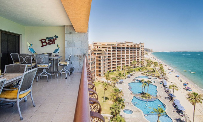 Sandy Beach Condo | Sonoran Sun W-801 Whispering Sun Large Patio Oceanfront