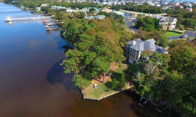 Monteray Shores House | Soundfront, Amazing Sound Views! Sunsets, Yard, Hot Tub, MS100, Timberly II