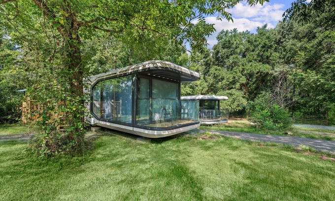 St. Stephen House | Space-Age Glamping Oasis - Immerse Yourself in Nature Without Sacrificing Comfort