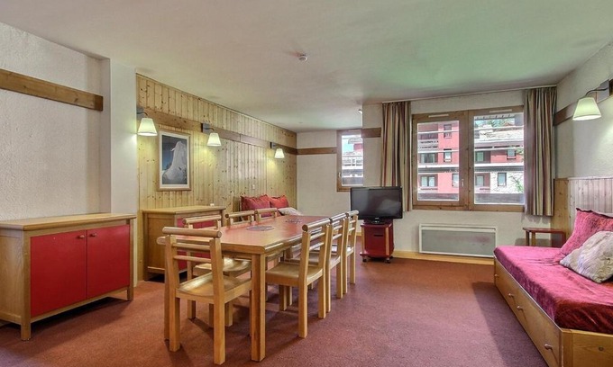 Plagne 1800 Apartment | Spacieux appartement pour 8 personnes à Plagne 1800 avec balcon - FR-1-455-249