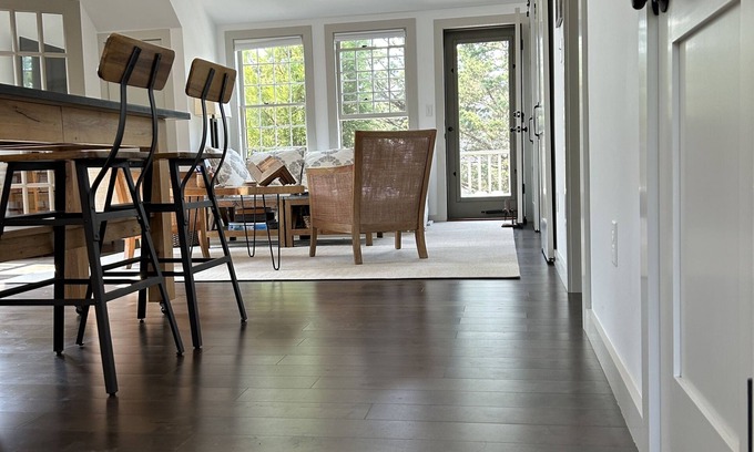 Nantucket Town Apartment | Spacious 1 bedroom/bath loft apartment 1 mile to town with outdoor deck & shower