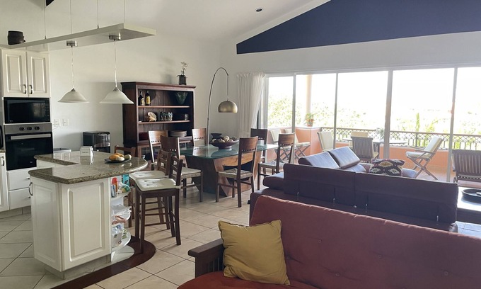 Puerto Aventuras Condo | Spacious 2-Bedroom Ocean and Marina view penthouse with private rooftop terrace