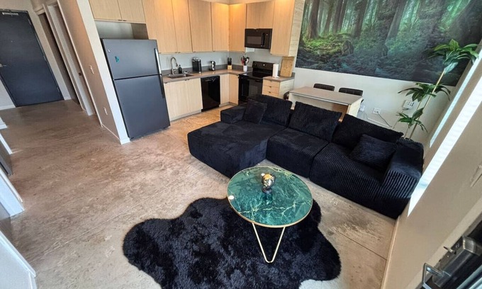 Downtown Des Moines Apartment | Spacious 2 Bedroom Apartment with a pullout couch