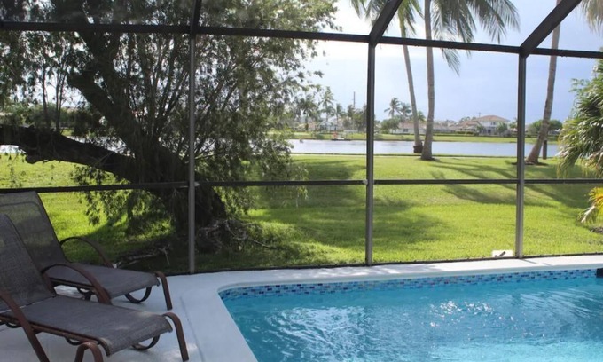 Marco Island House | Spacious 2 bedroom island home with pool and great sunset views.nPet friendly!nn