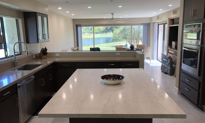 Rancho Mirage Villa | Spacious 3+3 Totally Remodeled Lakefront Home