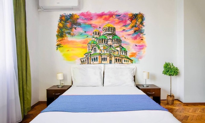Sofia City Center Apartment | Spacious 3BR in the Center - Kitchen + Smart TV's