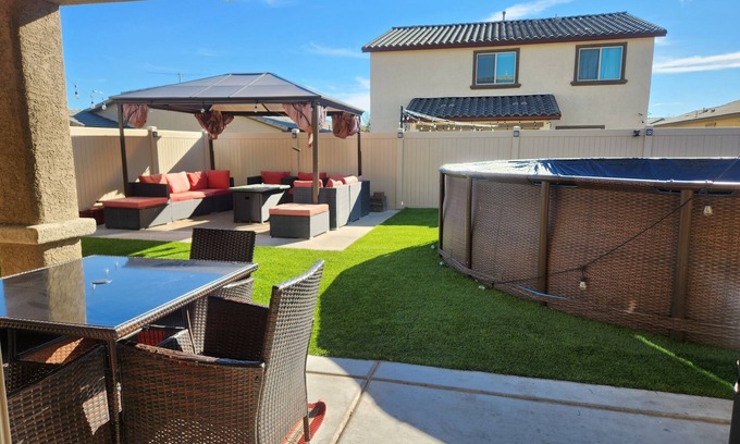 North Las Vegas House | Spacious 4-Bedroom House with an Upstairs Loft and Outdoor Oasis.