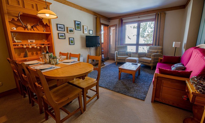 Arc-1950 Apartment | Spacious apartment sleeps 4 to 6 - Résidence de standing - Arc 1950 - skis at your feet