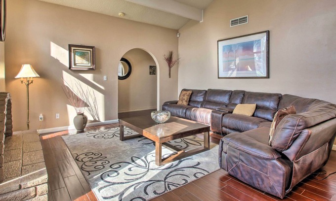 Bakersfield House | Spacious Bakersfield Vacation Rental with Fire Pit