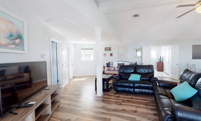 Royal Lagoons House | Spacious bay front getaway with dock, canal access, gas grill, & furnished deck