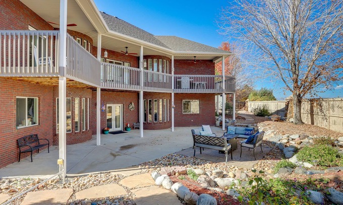 Brighton House | Spacious Brighton Home w/ Game Room + Fire Table!