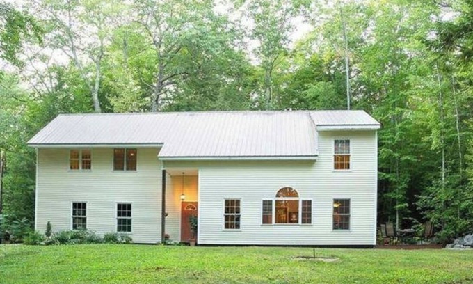 Bridgton House | Spacious, cozy home nestled in woods with private outdoor area and fire pit