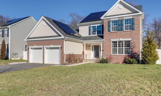 Ewing House | Spacious Ewing Township Home: Home Gym & Deck!