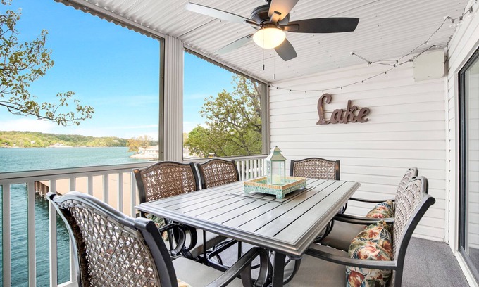 Lake of the Ozarks Condo | Spacious Family Friendly 3 bed/3 bath w/Amazing Views, Lakeside Pool, & Boat Slip