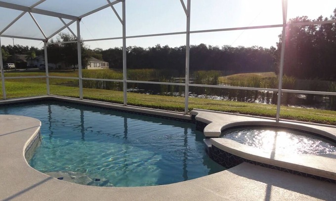 Clear Creek Villa | Spacious & family friendly Lakeside Villa with pool & spa