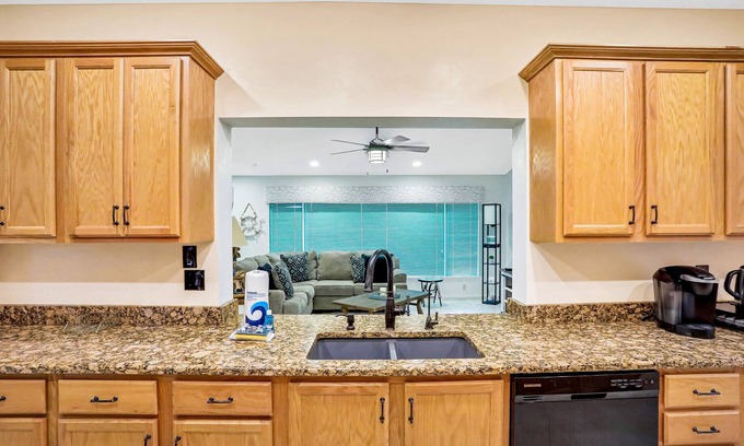 Lake Placid House | Spacious lakefront home with water views, private pool, boat lift, & fireplace