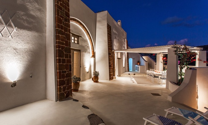 Megalochori Villa | Spacious Luxury Private Villa - Pool - Ocean Views