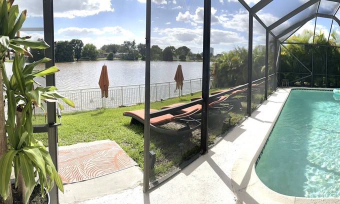 Sunrise House | Spacious, Luxury, Private HEATED pool home with water views