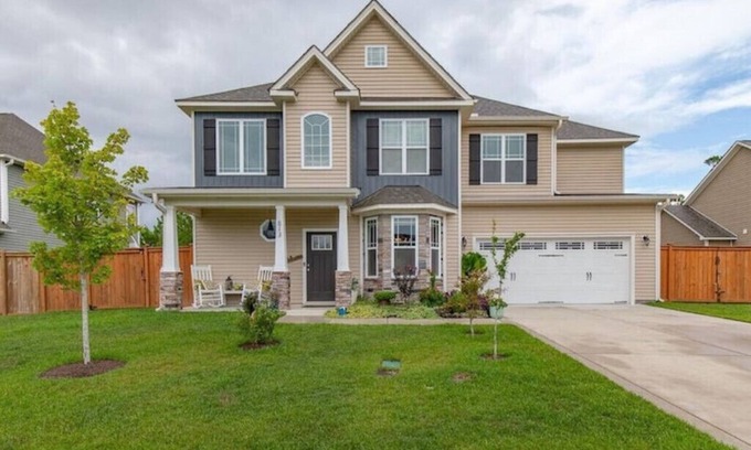 Piney Green House | Spacious Pool Oasis, Private Fun Home Near to Base with a Game Room!
