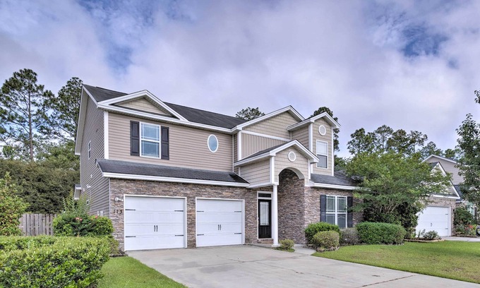 Pooler House | Spacious Pooler Home w/Family-Friendly Perks