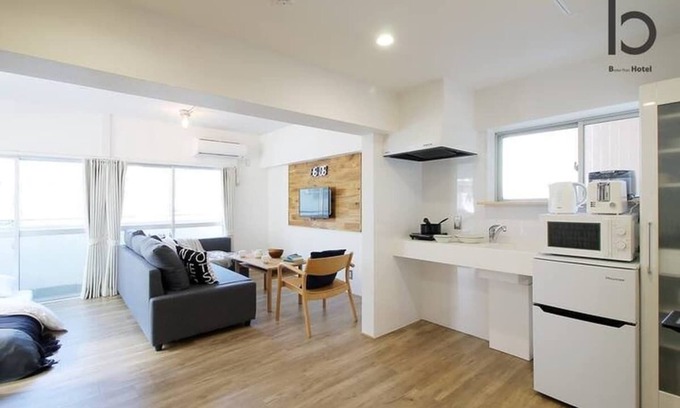 Hiroshima City Centre Apartment | Spacious Studio Apt for 4ppl Close to Peace Park