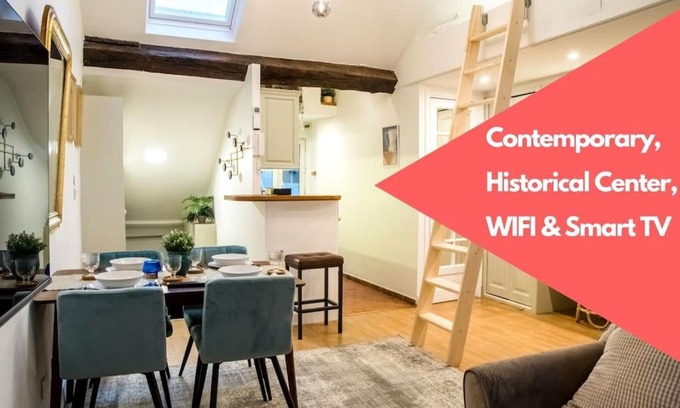 Strasbourg -Saint-Denis Apartment | Spacious studio in Paris Hyper Center - Smart TV & WIFI - 4P