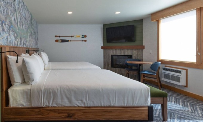 Banff Apartment | Spacious Suite w/Fireplace + Balcony | Central