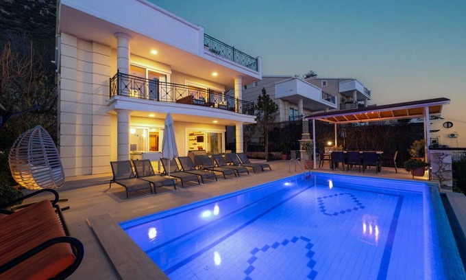 Kalkan Villa | Spacious Villa for 8 with Stunning Sea Views in Kiziltas, Kalkan