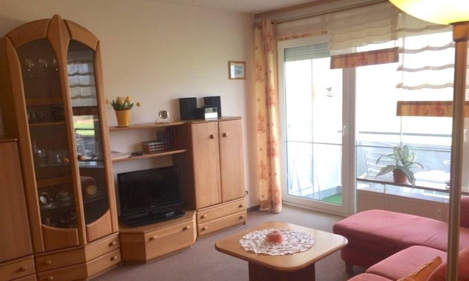 Bad Rodach Apartment | Spaciously furnished holiday apartment (48sqm) with balcony / terrace