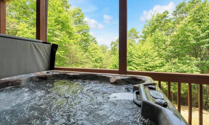 Sparta Cabin | Sparta Cabin + Game Room + Dog Friendly + HOT TUB
