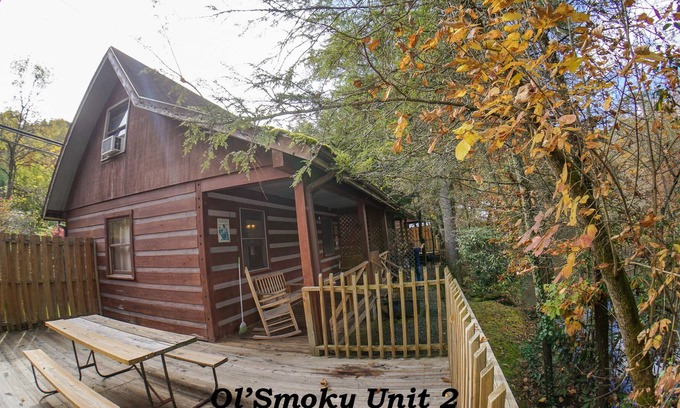 Cherokee Cabin | SPECIAL *Sept. 13th- Oct. 4th 20% off* Ol'Smoky Log Cabin on the River Unit 2
