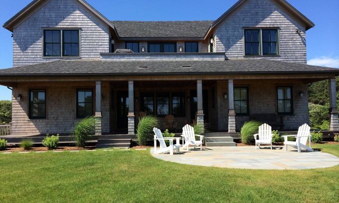 Madequecham House | Spectacular home, ocean views, prime location, .5mi to beach, bike to town!
