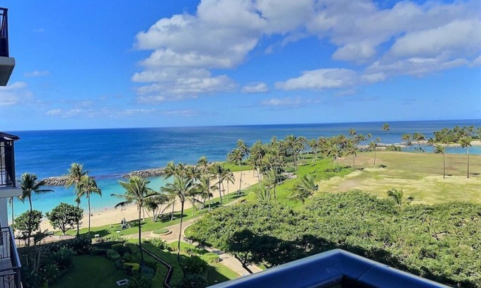 Ko Olina Condo | SPECTACULAR OCEAN VIEW SUITE 8th FL. BEACH TOWER BEACH VILLAS KO OLINA #BT802