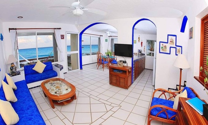Akumal Condo | Spectacular Sea Views! Bikes! Pool! Brand New Kitchen!