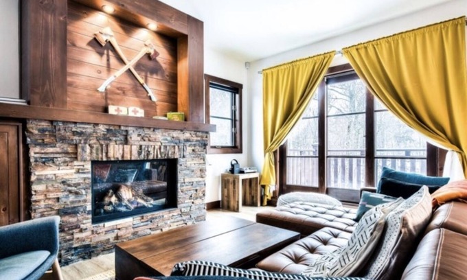 Versant Soleil Ski Chalet | SPECTACULAR SKI IN - SKI OUT Golf Hiking Biking Casino Chalet in Mont Tremblant