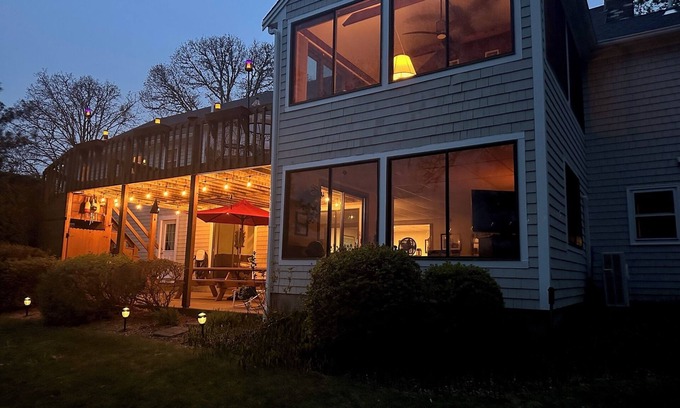 East Dennis House | Spectacular Waterfront View! A/C - Minutes to Beauitiful Beaches & Golf Course!