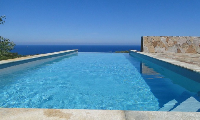 Corbara Villa | Splendid Villa of 140m² with infinity pool and 180 ° full sea view