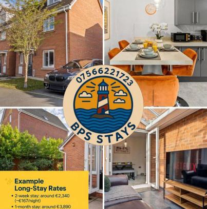 St Helens House | ST Helens 5 beds 3bath Fast WIFI Parking