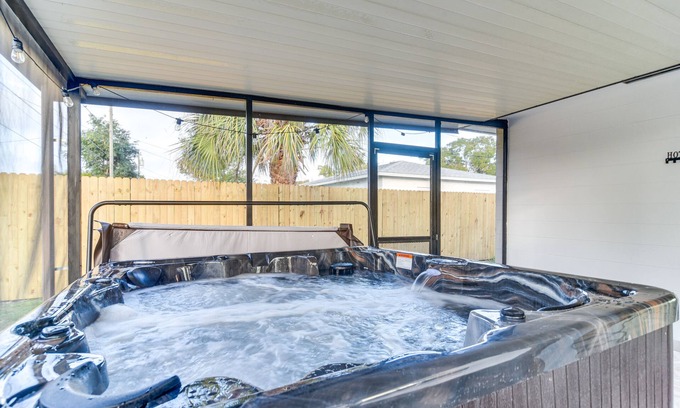 South Pinellas Community Council House | St Petersburg Paradise w/Private Yard & Hot Tub!