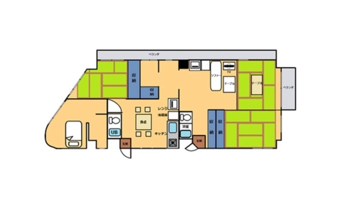 Naha City Centre Apartment | Standard plan Potama bomb rice ball breakfast f /Naha Okinawa