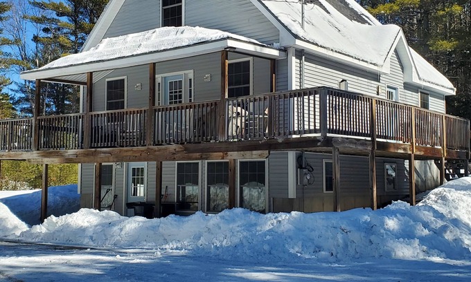 Greenwood Ski Chalet | Stay a while at Chalet-A-While! Brand new hot tub and minutes to ski resorts!