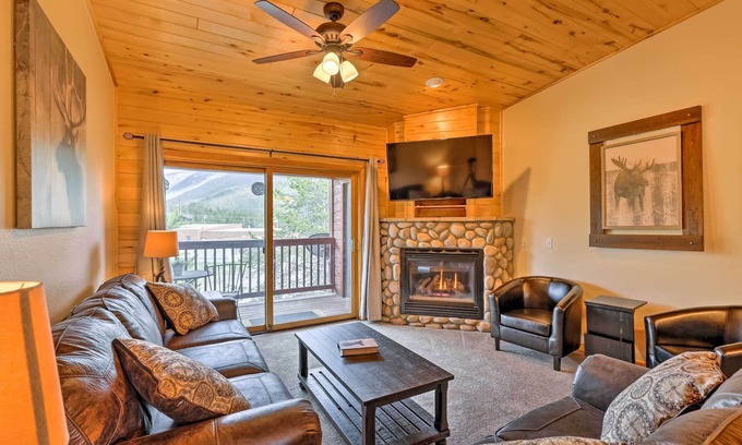 Grand Lake Condo | Steps to Grand Lake: Condo w/Deck & Mtn Views