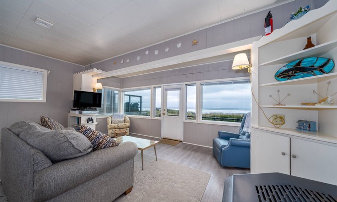 Rockaway Beach House | Steps to the Beach, Charming Oceanfront Bungalow with Deck and Ocean Views
