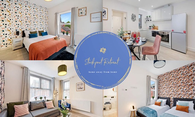 Offerton House | Stockport Retreat, Modern Spacious House, Double En-suite, Great Transport Links