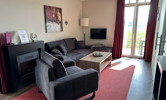Wremen Apartment | Strandnahe, Hundefreundliche Ferienwohnung mit Sauna, Terrasse und Strandkorb