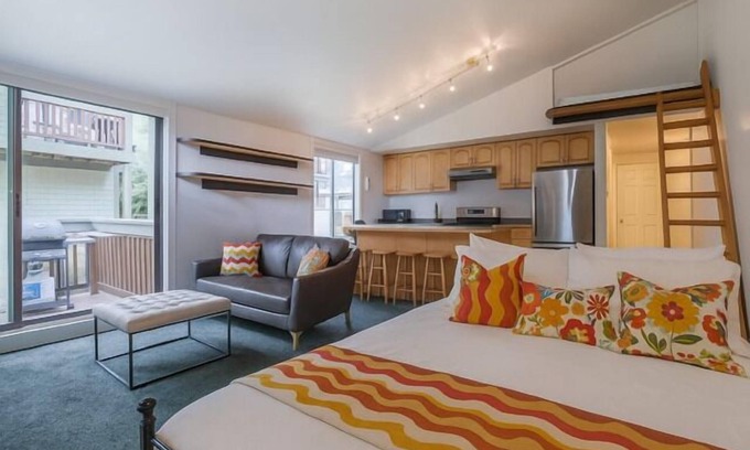 Telluride Apartment | Studio 106: Hot Tub, Patio & Parking