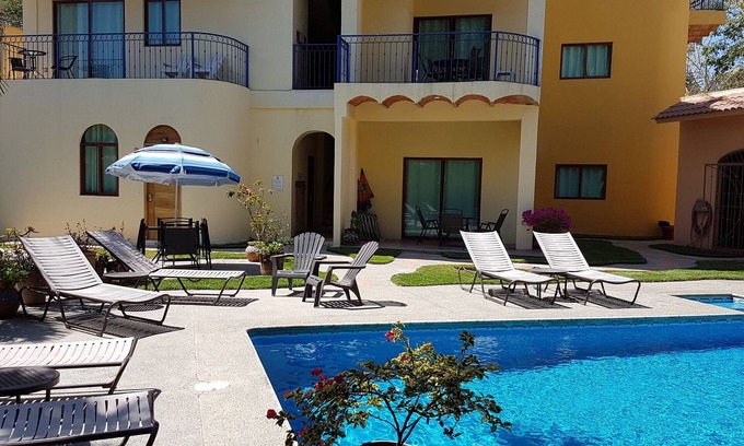 Bucerias Apartment | Studio apartment in great location with a beautiful pool/garden area.