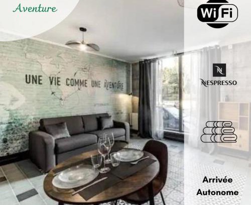 Charbonnieres-les-Bains Apartment | Studio AVENTURE - Le Méridien #Lave-vaisselle #Wifi #Ventilateur