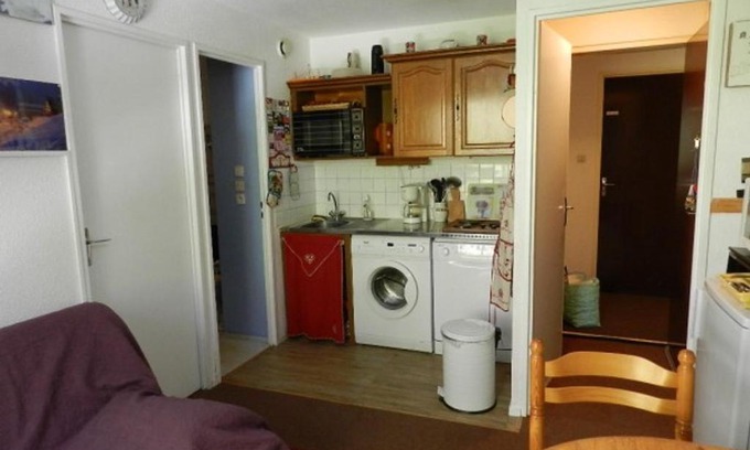 Le Pleynet Apartment | Studio cabine 4 pers. proche pistes, balcon, parking, animaux admis - FR-1-557A-32
